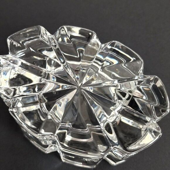 VINTAGE Crystal Mikasa Reflections Votive Candle Holder Germany - Picture 5 of 9